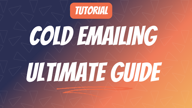 Illustration of our ultimate guide of cold emailing
